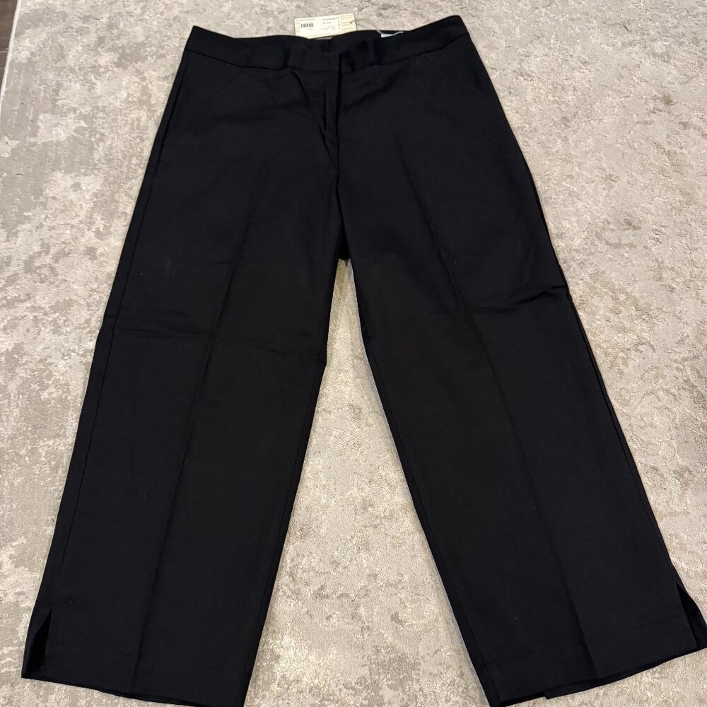 NWT Women’s Callaway Golf Crop Capri Pants trouser Black CW65166 NEW Cotton